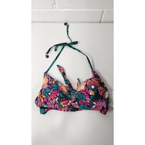 Floral Bikini Top NWT